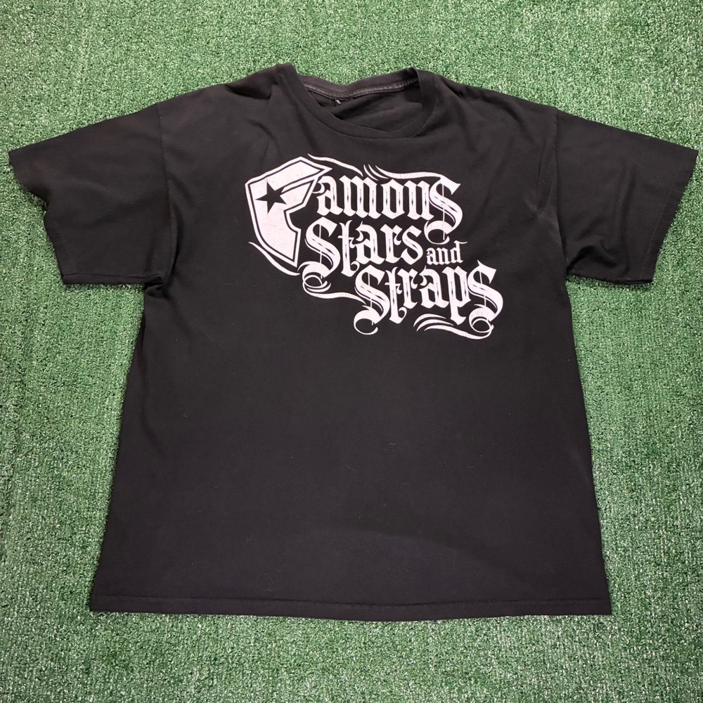 Y2K 2000's Famous Stars and Straps T-shirt‎